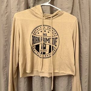 Born Primitive Crop Hoodie